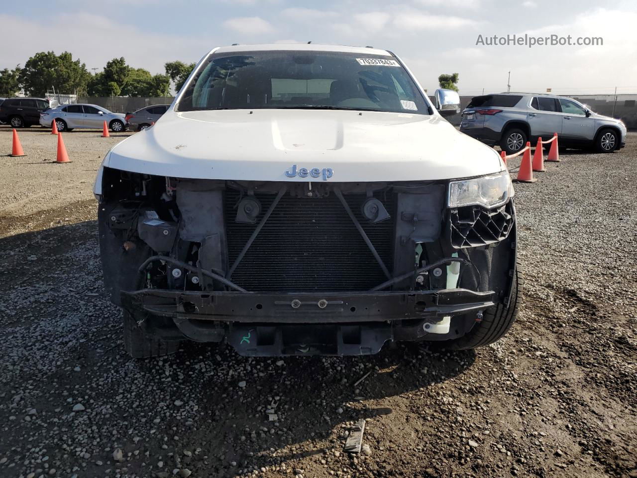 2021 Jeep Grand Cherokee Limited White vin: 1C4RJEBG5MC656677