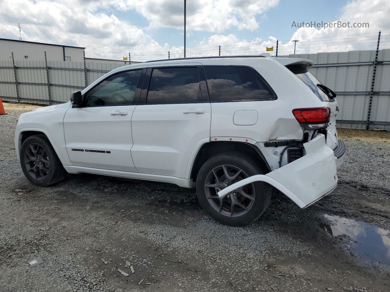 2021 Jeep Grand Cherokee Limited White vin: 1C4RJEBG5MC739087