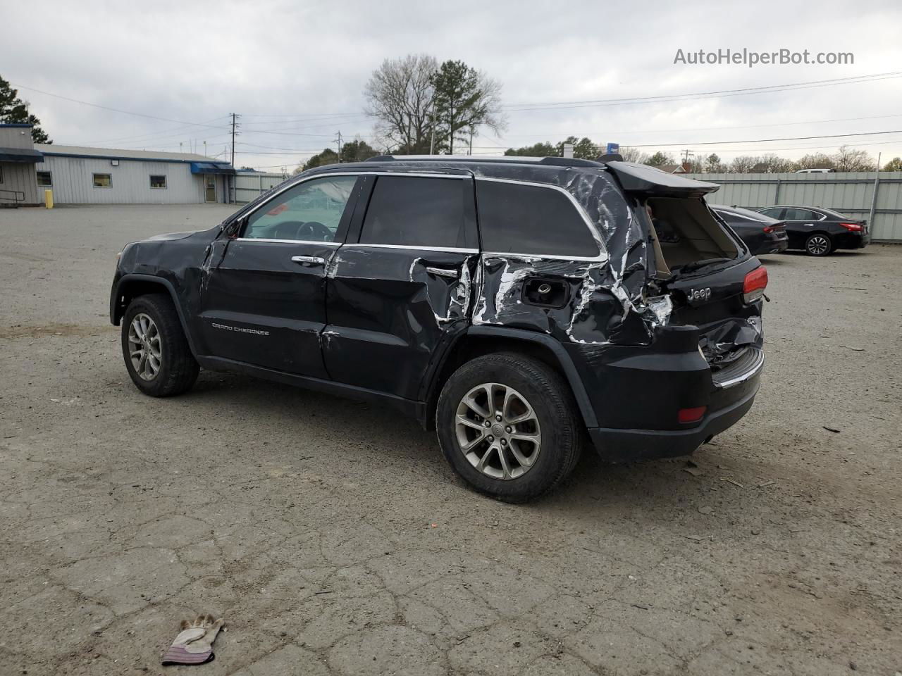 2014 Jeep Grand Cherokee Limited Black vin: 1C4RJEBG6EC107314