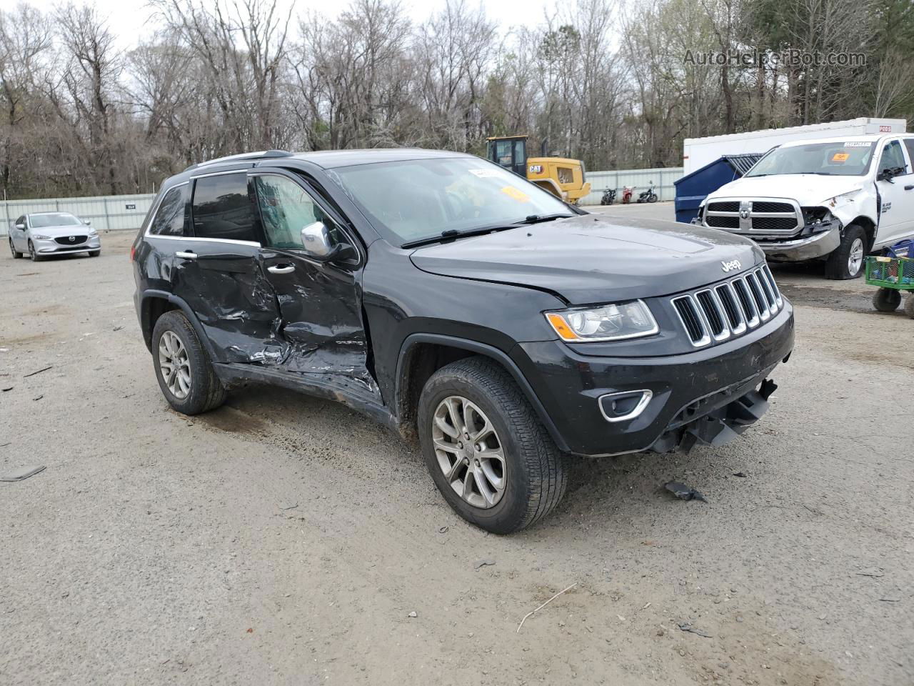 2014 Jeep Grand Cherokee Limited Black vin: 1C4RJEBG6EC107314