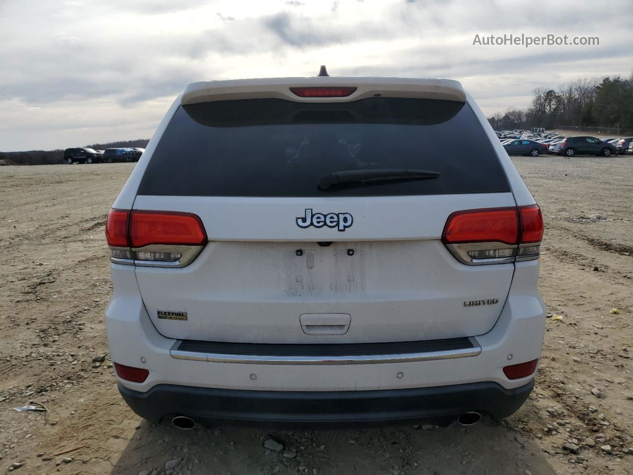 2014 Jeep Grand Cherokee Limited White vin: 1C4RJEBG6EC453606