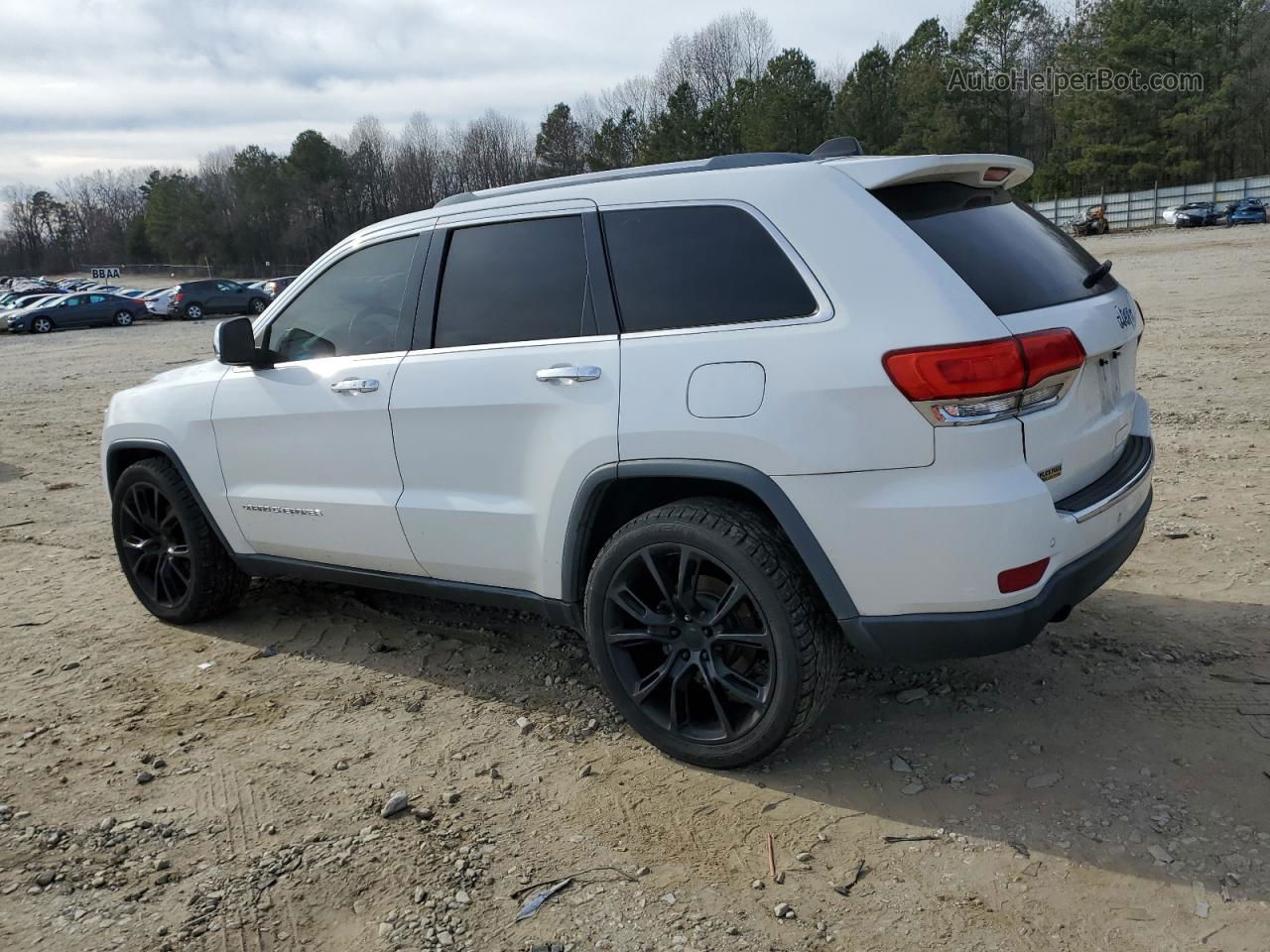 2014 Jeep Grand Cherokee Limited White vin: 1C4RJEBG6EC453606