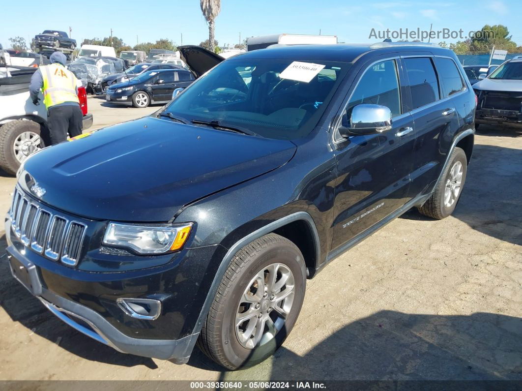 2015 Jeep Grand Cherokee Limited Black vin: 1C4RJEBG6FC217975