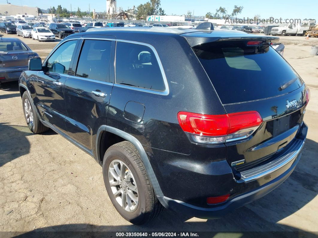 2015 Jeep Grand Cherokee Limited Black vin: 1C4RJEBG6FC217975