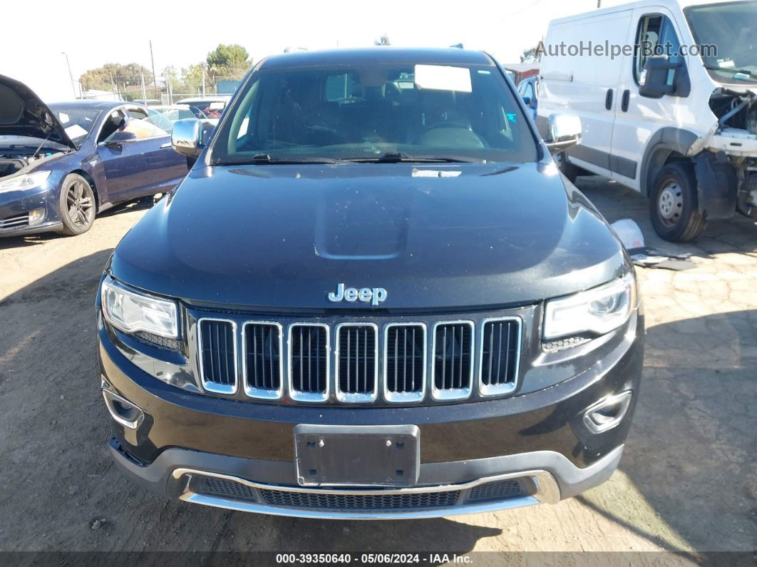 2015 Jeep Grand Cherokee Limited Black vin: 1C4RJEBG6FC217975