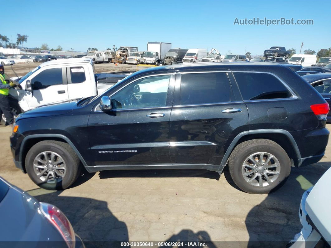 2015 Jeep Grand Cherokee Limited Black vin: 1C4RJEBG6FC217975