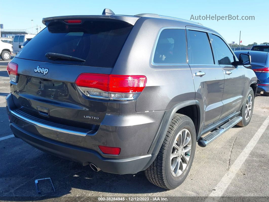 2015 Jeep Grand Cherokee Limited Серый vin: 1C4RJEBG6FC654150