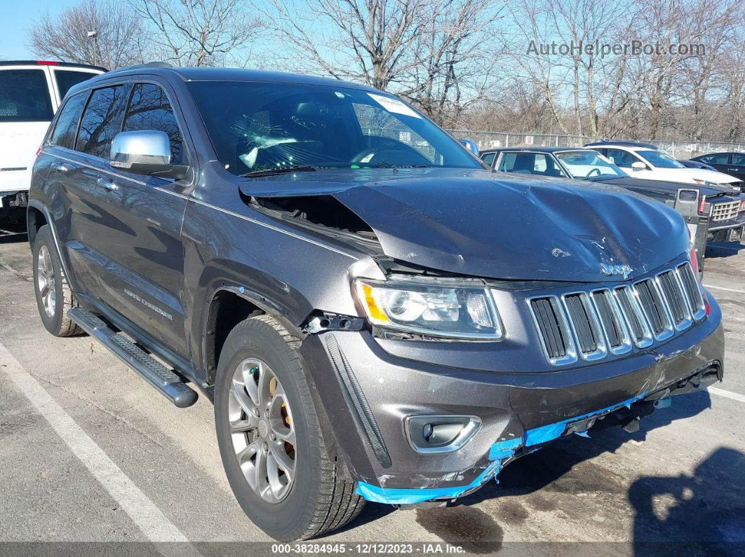 2015 Jeep Grand Cherokee Limited Серый vin: 1C4RJEBG6FC654150