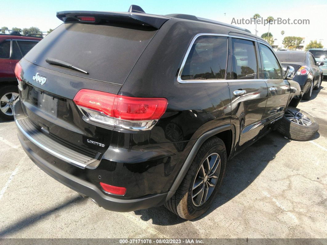 2017 Jeep Grand Cherokee Limited 4x2 Black vin: 1C4RJEBG6HC718948