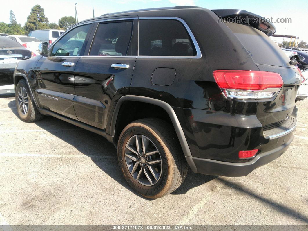 2017 Jeep Grand Cherokee Limited 4x2 Black vin: 1C4RJEBG6HC718948