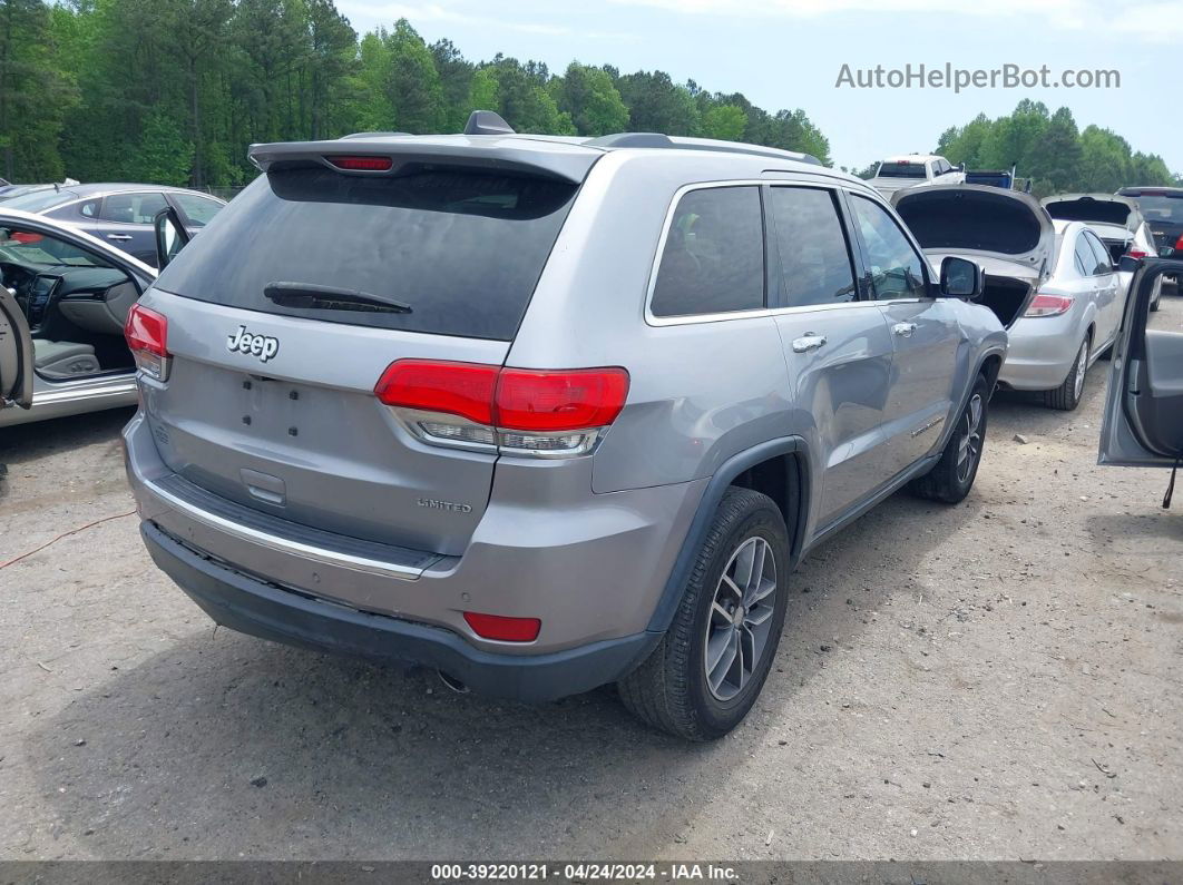 2017 Jeep Grand Cherokee Limited 4x2 Silver vin: 1C4RJEBG6HC798266