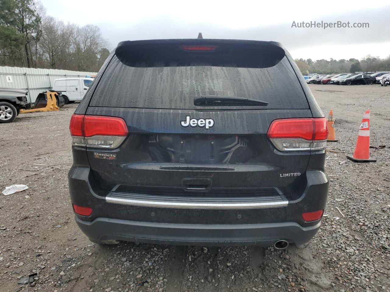 2019 Jeep Grand Cherokee Limited Черный vin: 1C4RJEBG6KC630456