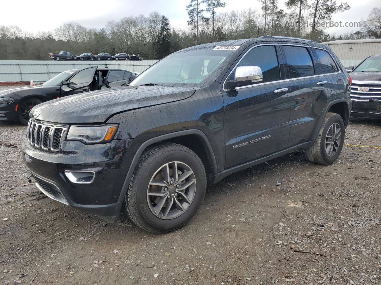 2019 Jeep Grand Cherokee Limited Черный vin: 1C4RJEBG6KC630456