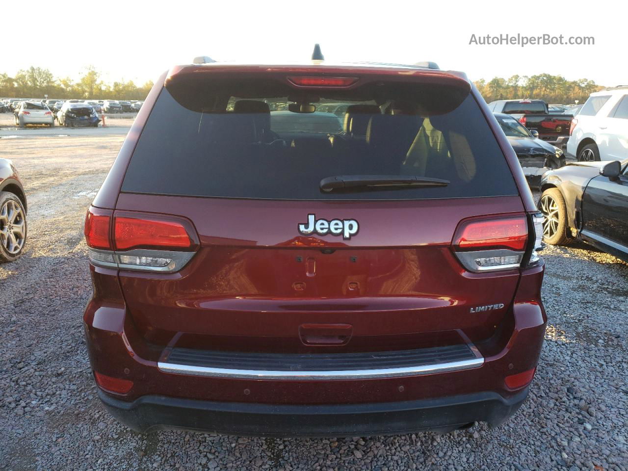 2021 Jeep Grand Cherokee Limited Red vin: 1C4RJEBG6MC782921