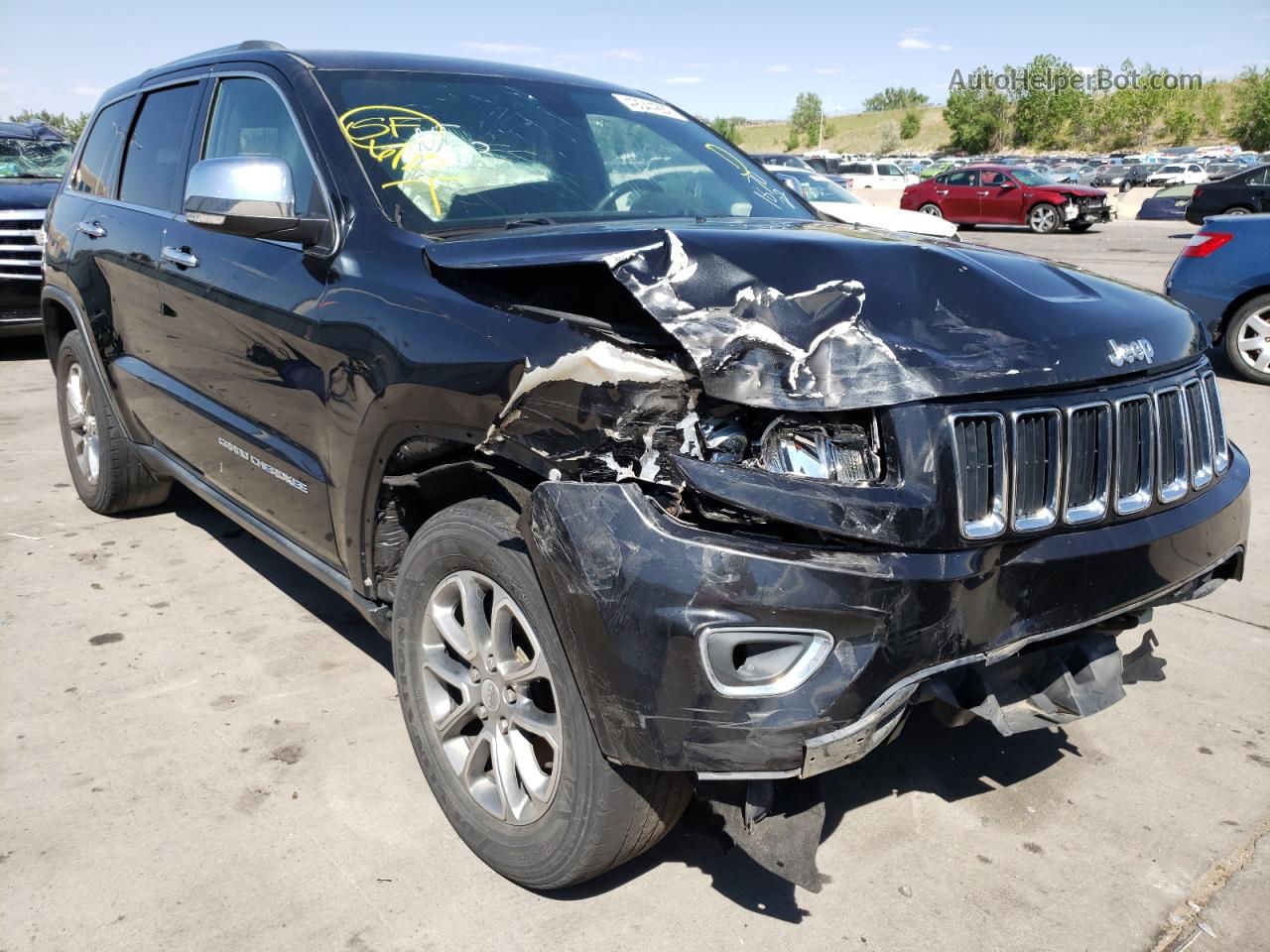 2014 Jeep Grand Cherokee Limited Черный vin: 1C4RJEBG7EC560082