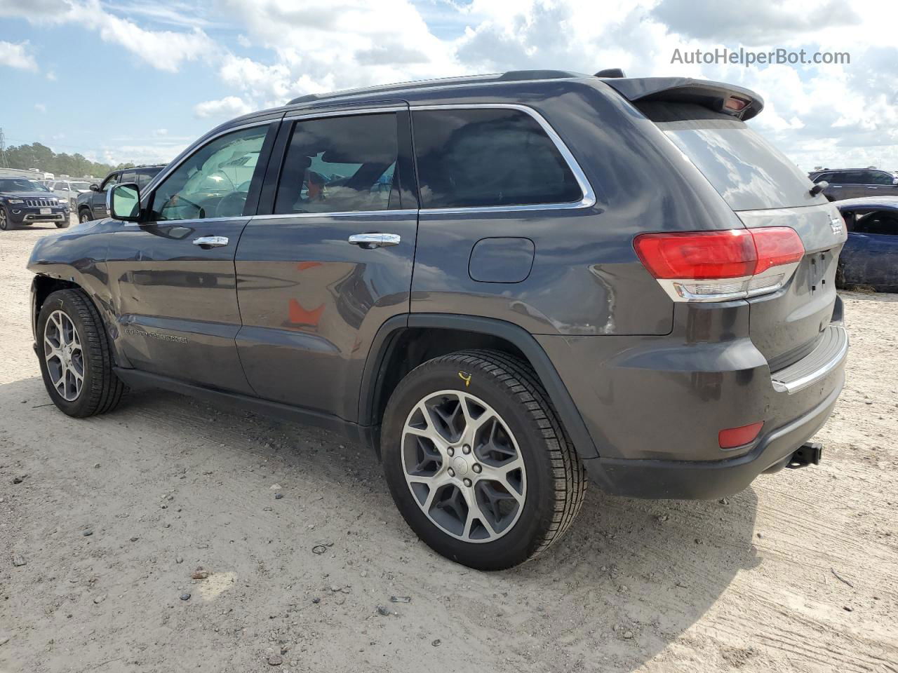 2019 Jeep Grand Cherokee Limited Серый vin: 1C4RJEBG7KC690035