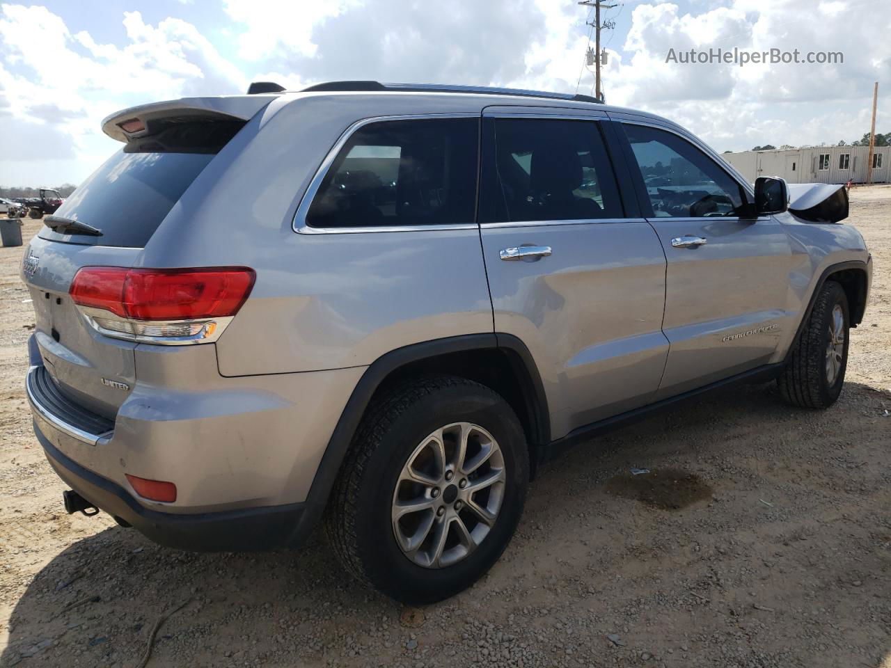 2014 Jeep Grand Cherokee Limited Silver vin: 1C4RJEBG8EC152187