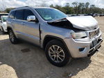 2014 Jeep Grand Cherokee Limited Silver vin: 1C4RJEBG8EC152187