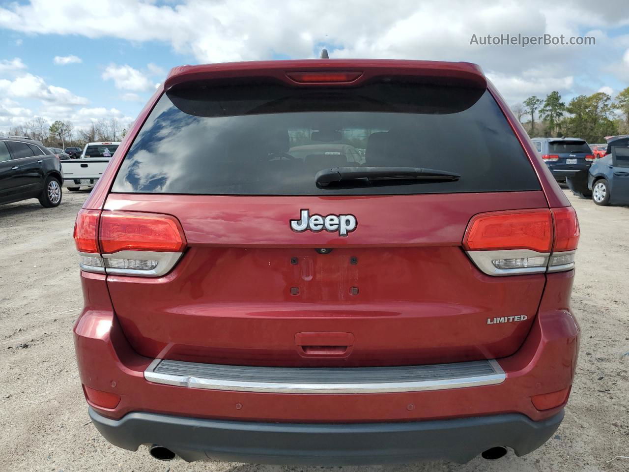 2014 Jeep Grand Cherokee Limited Red vin: 1C4RJEBG8EC185318