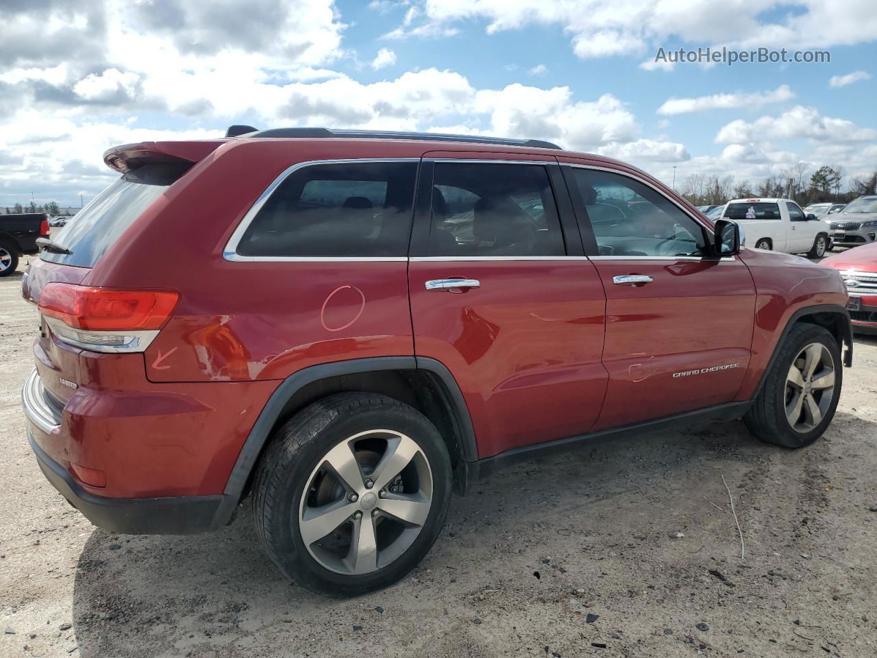 2014 Jeep Grand Cherokee Limited Red vin: 1C4RJEBG8EC185318