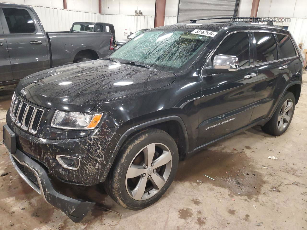 2014 Jeep Grand Cherokee Limited Black vin: 1C4RJEBG8EC442428