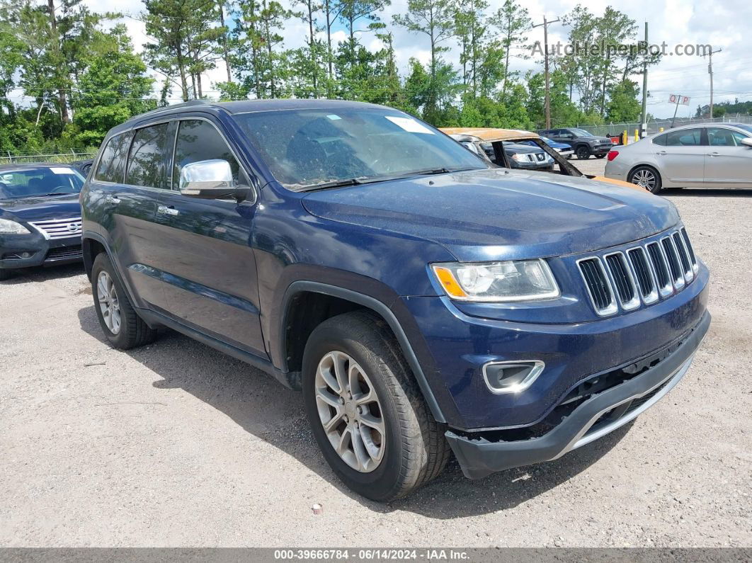 2015 Jeep Grand Cherokee Limited Navy vin: 1C4RJEBG8FC125542