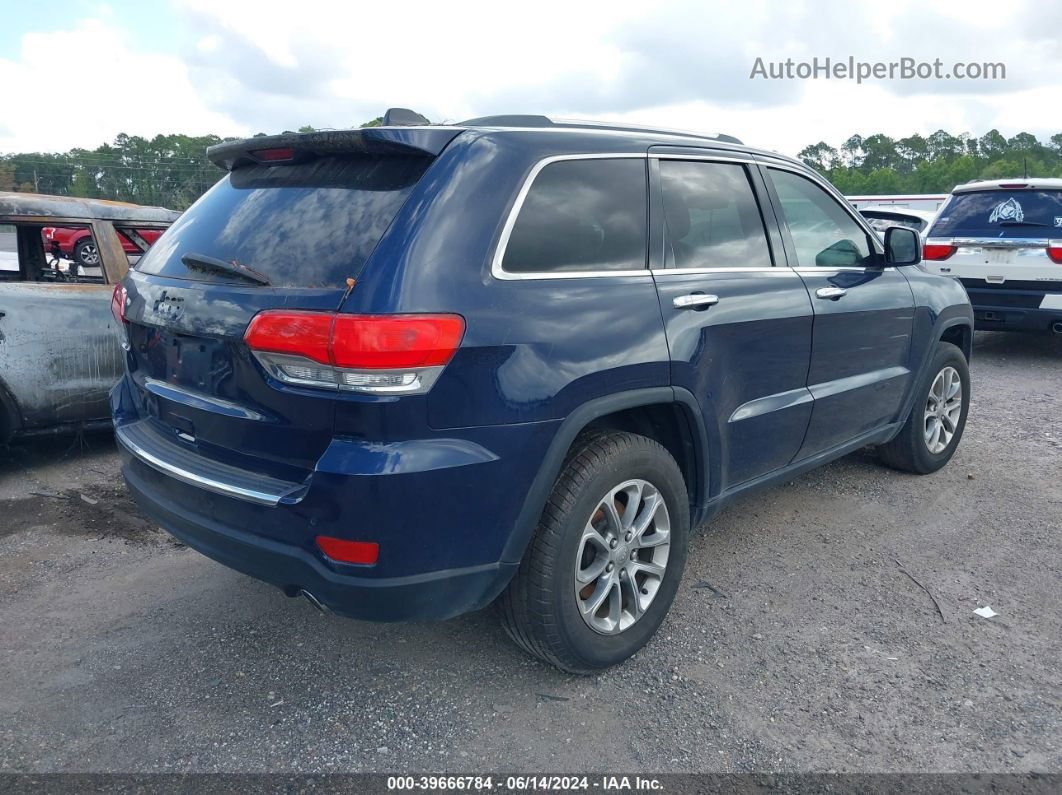 2015 Jeep Grand Cherokee Limited Navy vin: 1C4RJEBG8FC125542