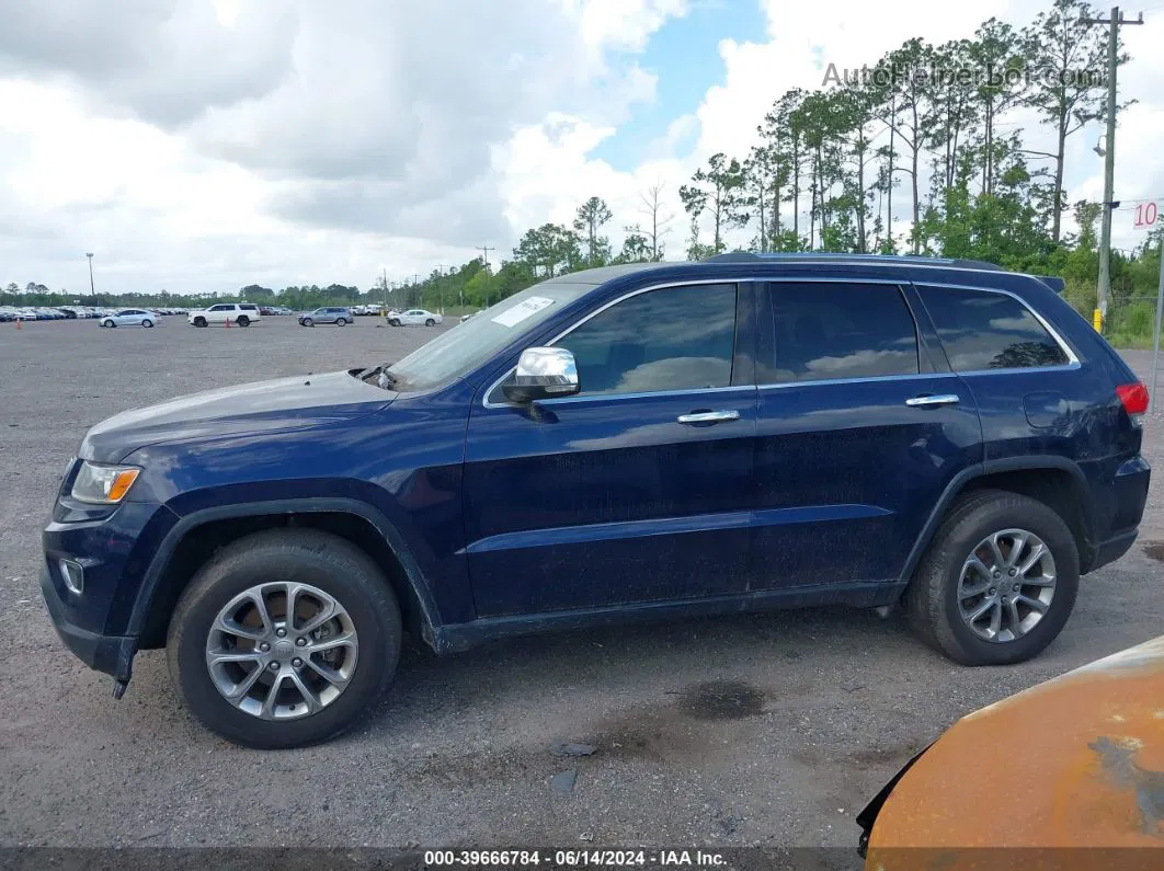 2015 Jeep Grand Cherokee Limited Navy vin: 1C4RJEBG8FC125542