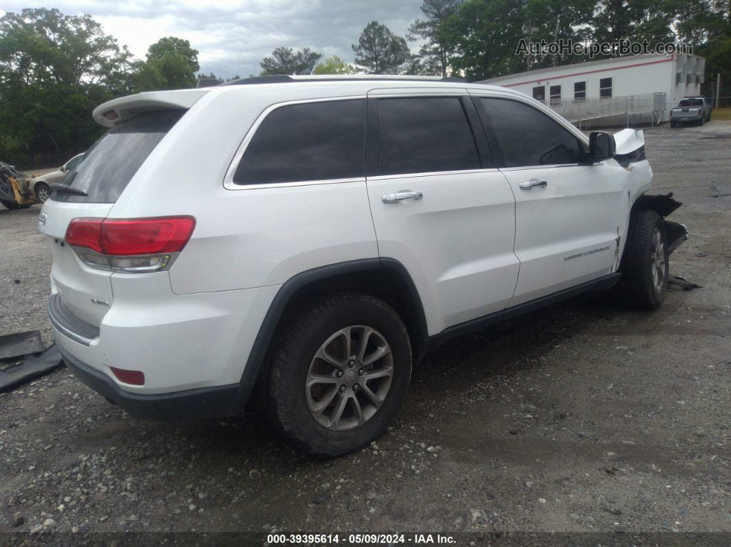 2015 Jeep Grand Cherokee Limited Белый vin: 1C4RJEBG8FC230792