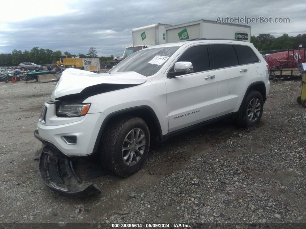 2015 Jeep Grand Cherokee Limited Белый vin: 1C4RJEBG8FC230792