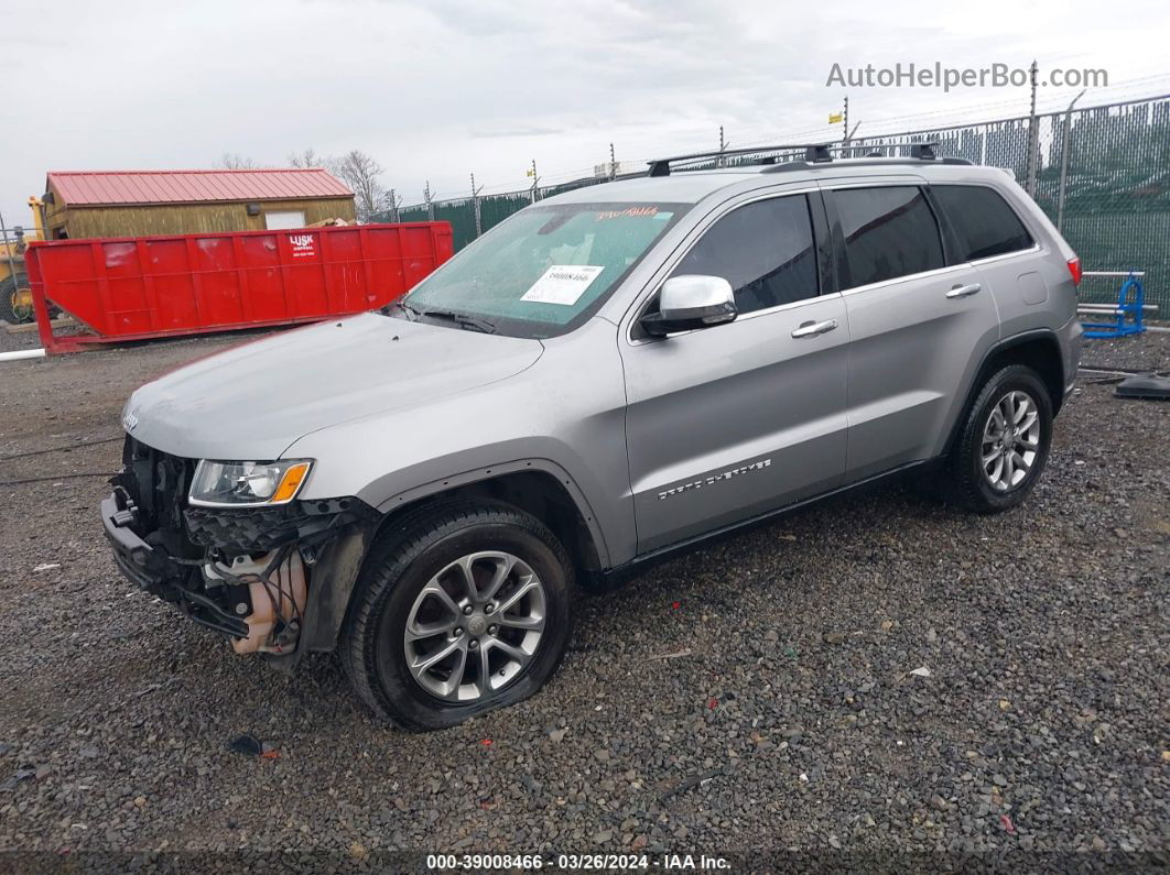 2015 Jeep Grand Cherokee Limited Серебряный vin: 1C4RJEBG8FC616158