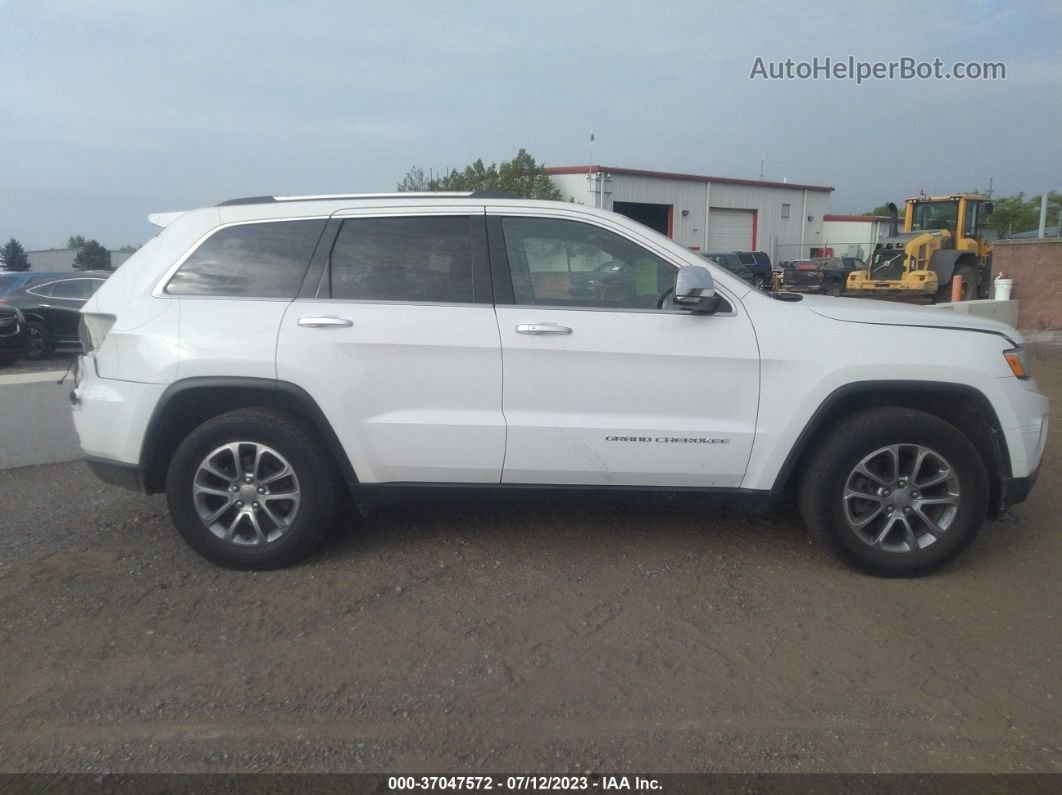 2015 Jeep Grand Cherokee Limited White vin: 1C4RJEBG8FC792532