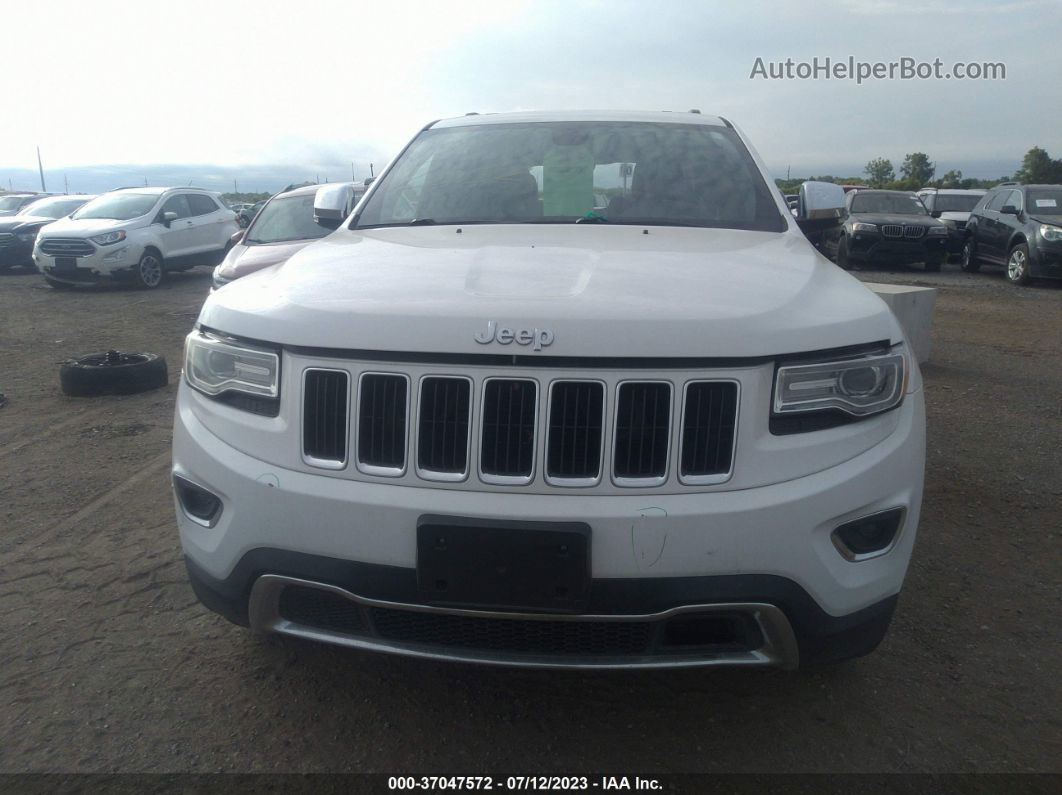 2015 Jeep Grand Cherokee Limited White vin: 1C4RJEBG8FC792532