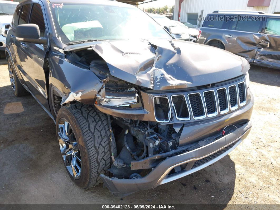 2015 Jeep Grand Cherokee Limited Gray vin: 1C4RJEBG8FC906030