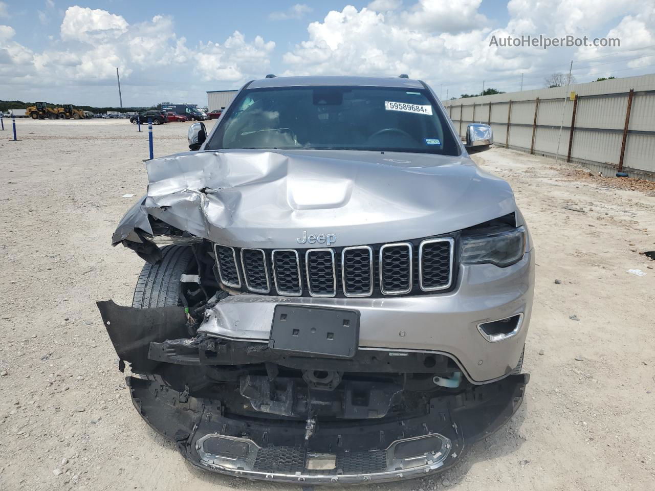 2019 Jeep Grand Cherokee Limited Silver vin: 1C4RJEBG8KC530648