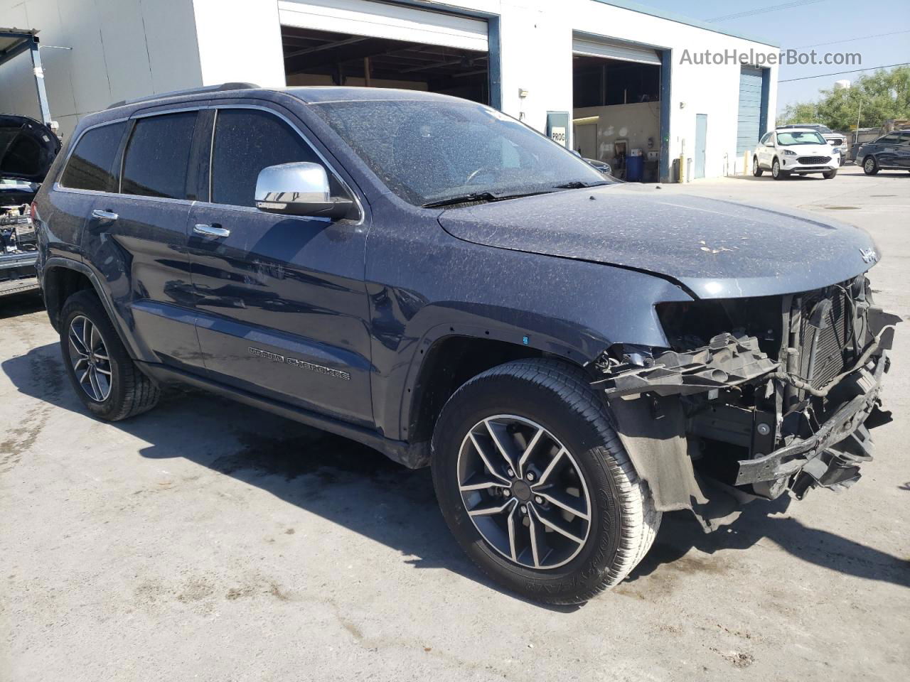 2019 Jeep Grand Cherokee Limited Синий vin: 1C4RJEBG8KC731367