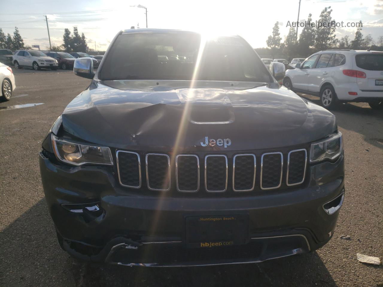 2019 Jeep Grand Cherokee Limited Gray vin: 1C4RJEBG8KC816855