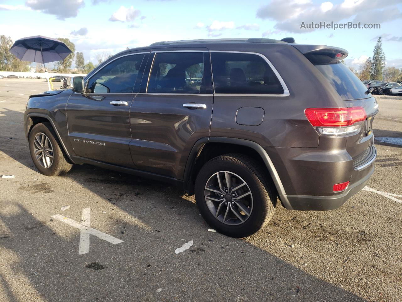 2019 Jeep Grand Cherokee Limited Gray vin: 1C4RJEBG8KC816855