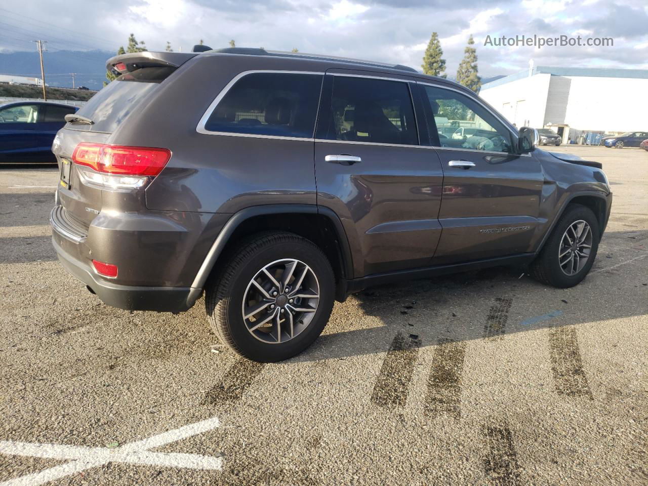 2019 Jeep Grand Cherokee Limited Gray vin: 1C4RJEBG8KC816855