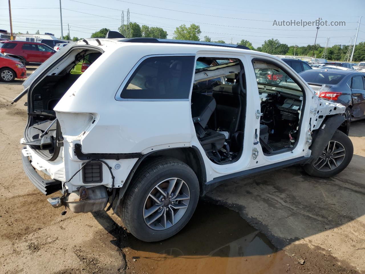 2021 Jeep Grand Cherokee Limited Белый vin: 1C4RJEBG8MC623883