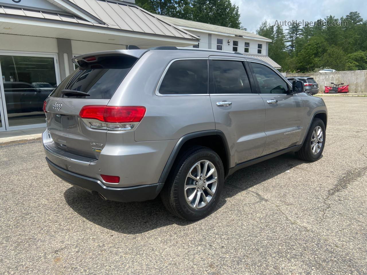 2014 Jeep Grand Cherokee Limited Silver vin: 1C4RJEBG9EC453633