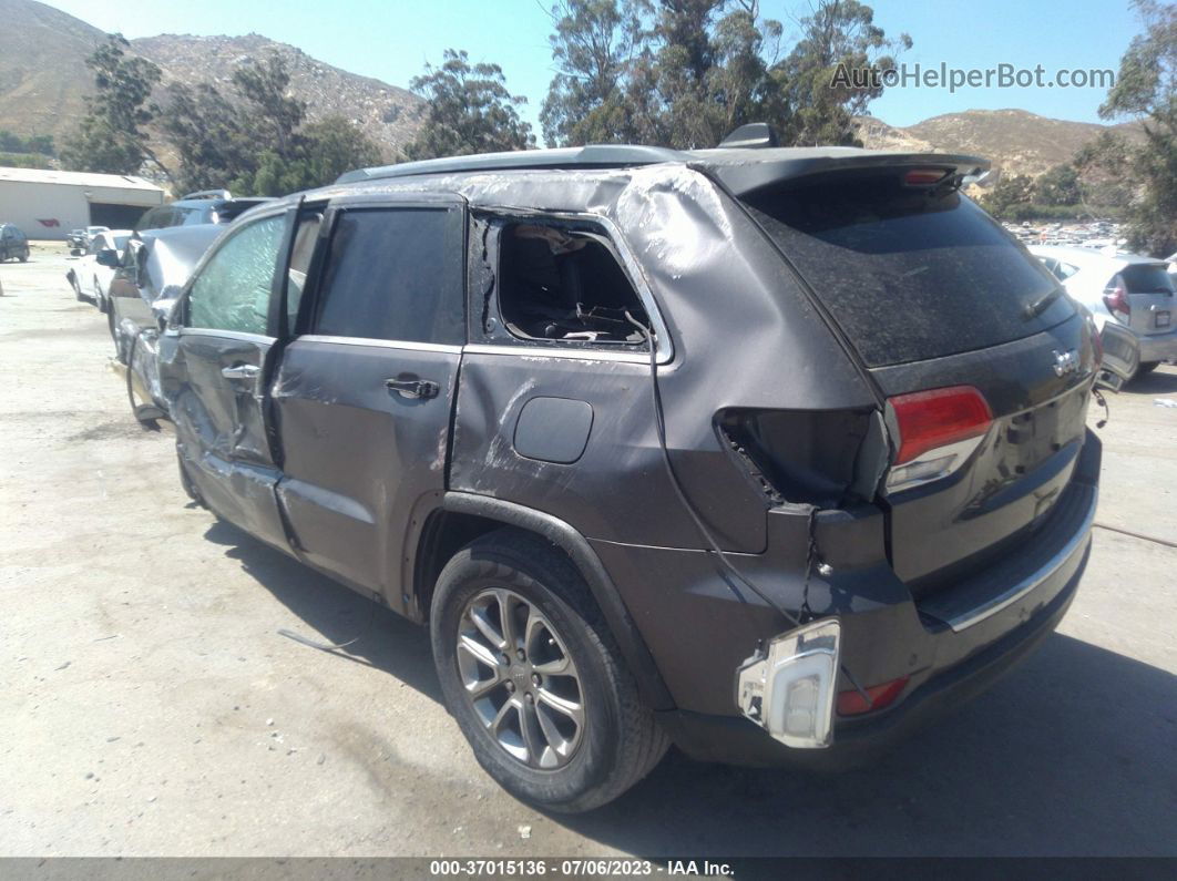 2015 Jeep Grand Cherokee Limited Gray vin: 1C4RJEBG9FC131821