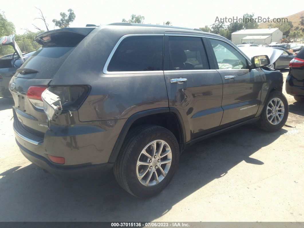 2015 Jeep Grand Cherokee Limited Gray vin: 1C4RJEBG9FC131821