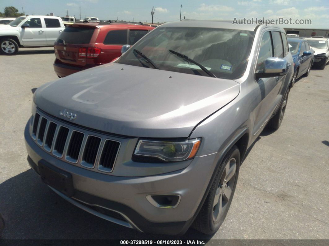 2015 Jeep Grand Cherokee Limited Silver vin: 1C4RJEBG9FC199763