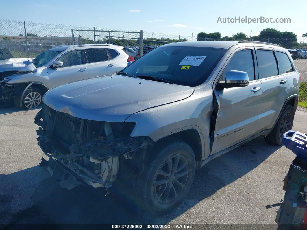 2015 Jeep Grand Cherokee Limited Silver vin: 1C4RJEBG9FC769308