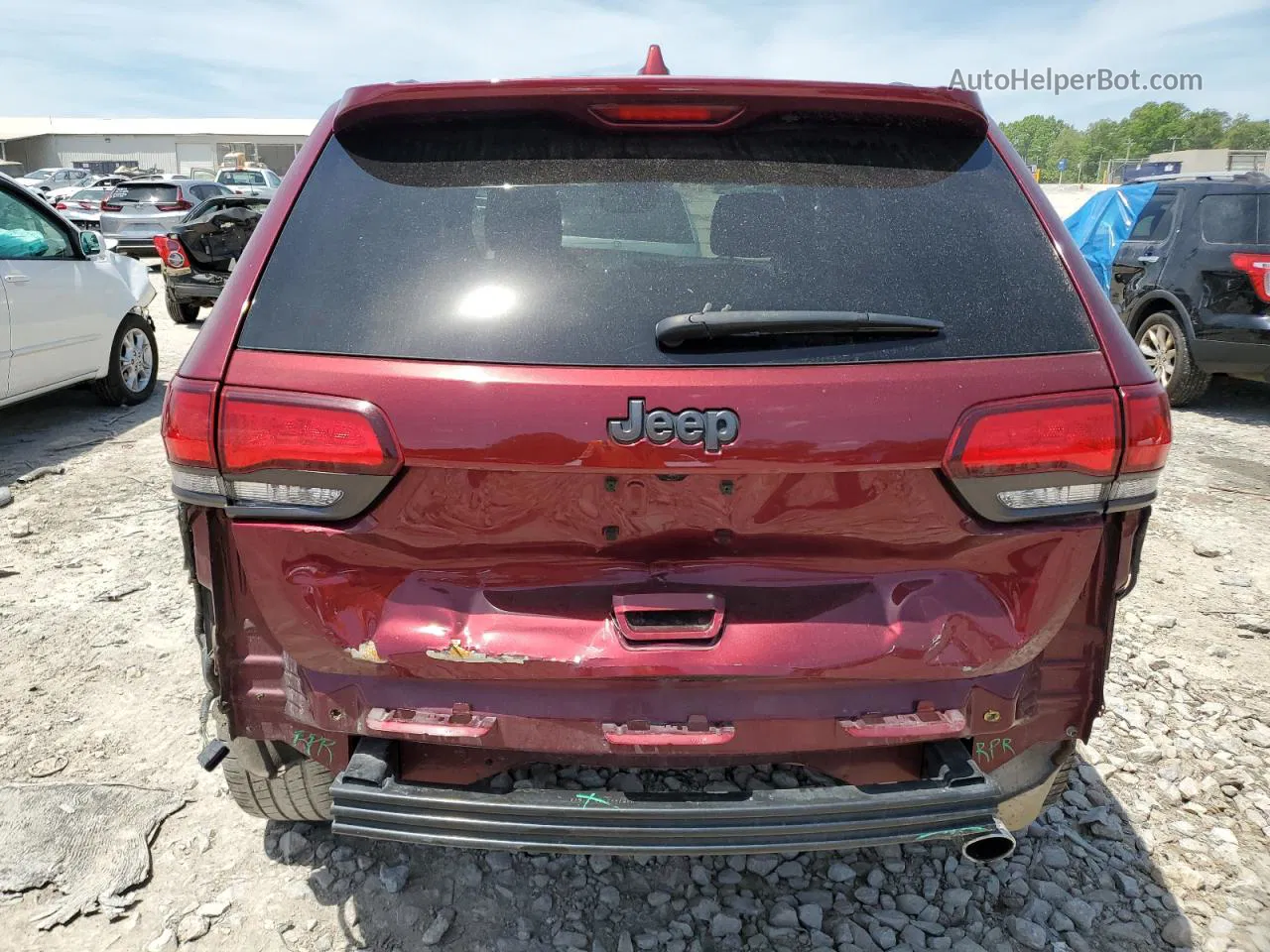 2021 Jeep Grand Cherokee Limited Красный vin: 1C4RJEBG9MC551303