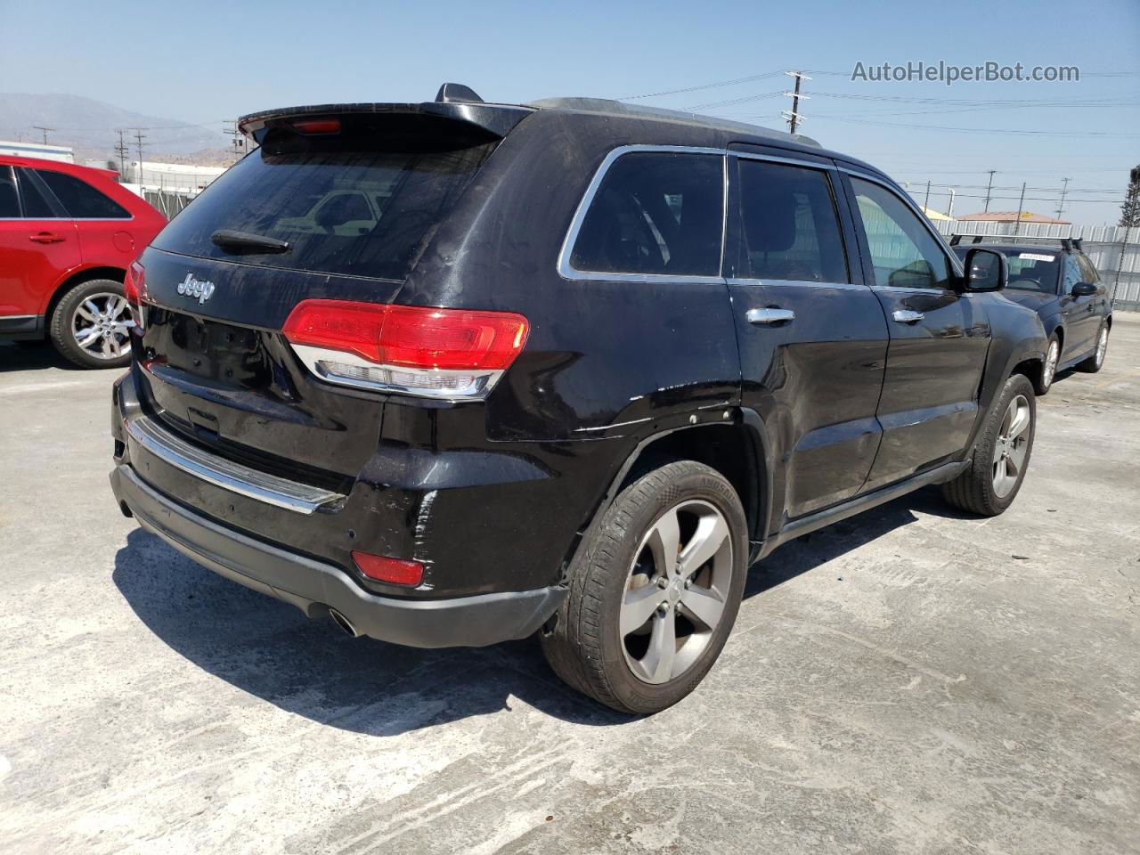 2014 Jeep Grand Cherokee Limited Black vin: 1C4RJEBGXEC276686