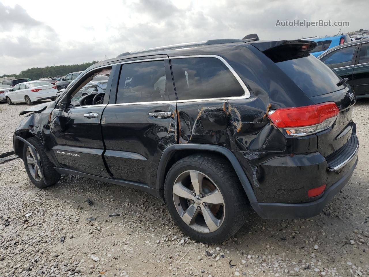 2014 Jeep Grand Cherokee Limited Black vin: 1C4RJEBGXEC529232