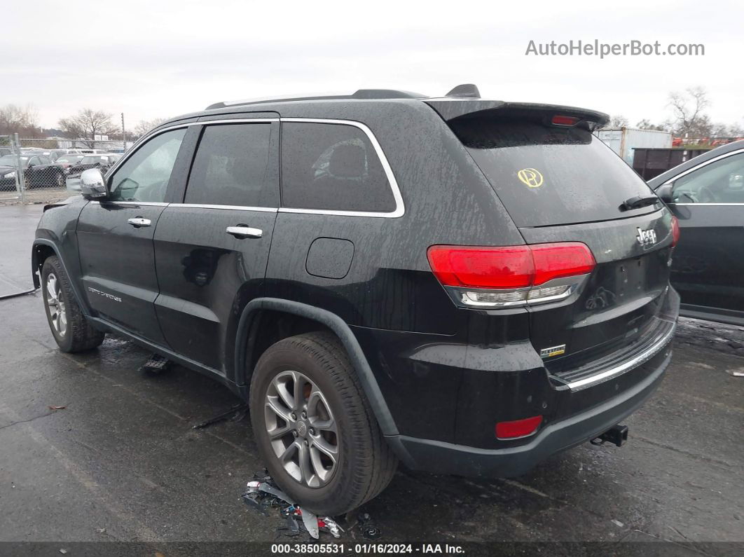 2015 Jeep Grand Cherokee Limited Black vin: 1C4RJEBGXFC734647