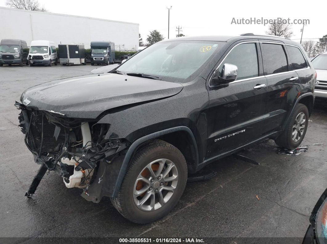 2015 Jeep Grand Cherokee Limited Black vin: 1C4RJEBGXFC734647